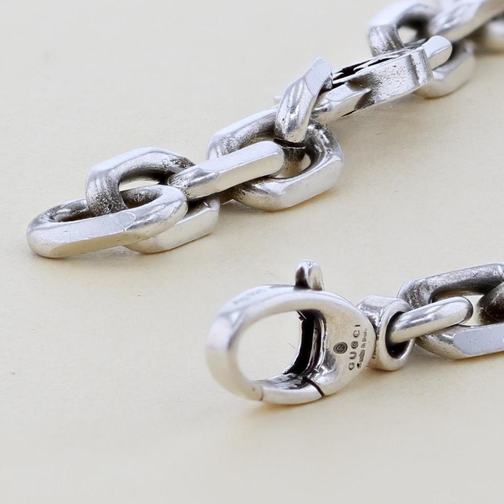 Gucci GG Silver Bracelet Bangle Anklet - Picture 3 of 3